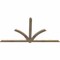 Ekena Millwork Redmond Rough Sawn Timber Gable Bracket, Douglas Fir, 96"W x 52"H x 2"D x 4"F, 13/12 Pitch GBW096X52X0204RED00RDF - alternate 5